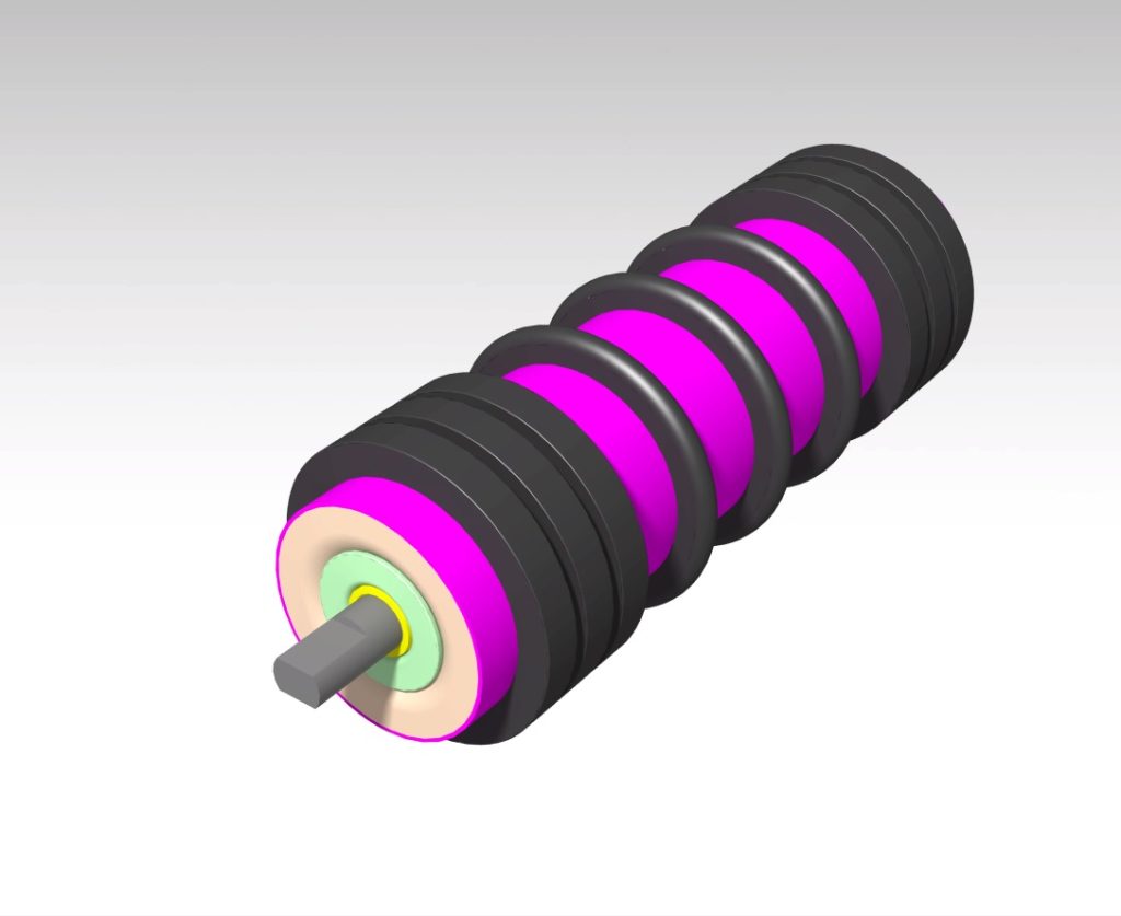 Disc roller or back roller
